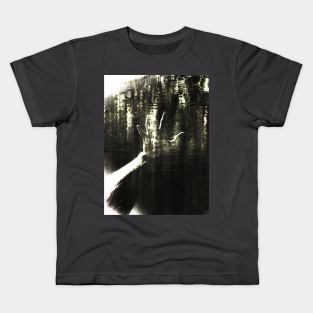Digital collage, special processing. Reaching hand above water. Like pool. Very beautiful. Darker and contrast. Kids T-Shirt